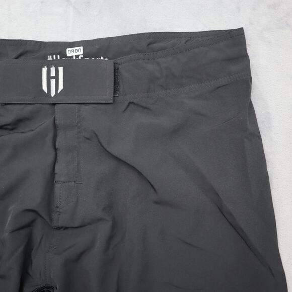 HAWK Sports Short Men L Black MMA BJJ Training Gym Boxing Grappling Kickboxing - Picture 15 of 15